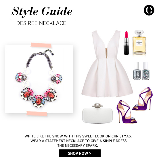 Style Guide - Statement Necklace for Christmas Eve 