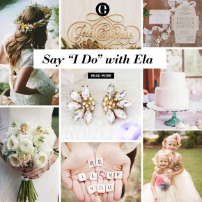 Say "I do" with Ela