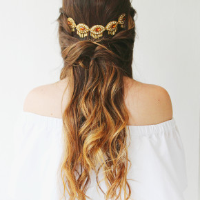 3 Bohemian Hairstyles you can do with Necklace